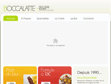 Tablet Screenshot of boccalatte.fr